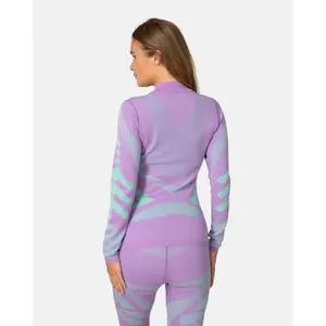 Half-zip long sleeve base layer for women Kari Traa Faith image-3