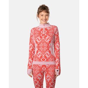 Women's half-zip base layer Kari Traa Saga image-1