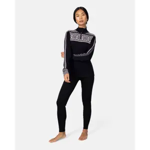 Half-zip long sleeve base layer for women Kari Traa Ines image-4