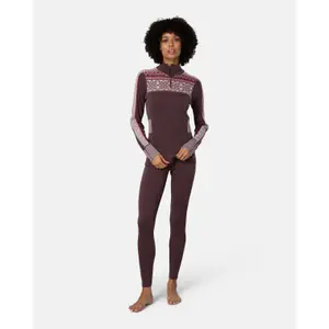 Half-zip long sleeve base layer for women Kari Traa Ines image-4