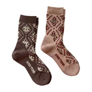 Lote de 2 calcetines de lana para mujer Kari Traa Tirill image-0