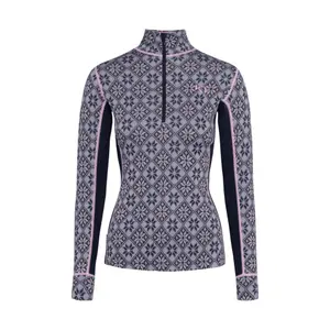 622691-roy-langarmunterhemd-1-4-reissverschluss-fur-frauen-kari-traa-rose-dark-navy-blue