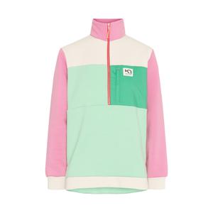 623275-tea-sweatshirt-med-1-2-lynlas-til-kvinder-kari-traa-ruth-light-green
