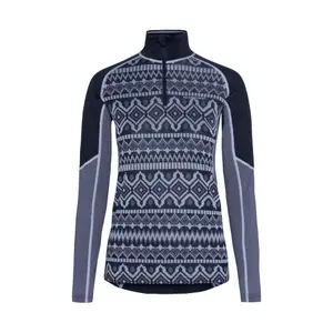 Women's long sleeve base layer 1/2 zip Kari Traa Malia