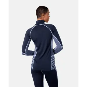 Women's long sleeve base layer 1/2 zip Kari Traa Malia image-3