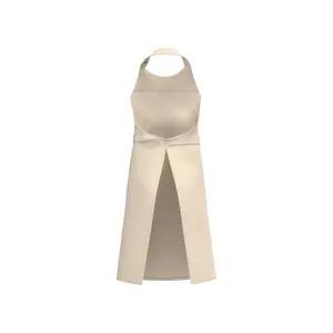 Apron with pocket in organic cotton Kariban image-1