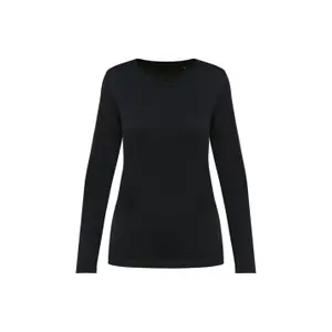 Suprima long sleeve round neck t-shirt for women Kariban Premium image-0