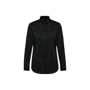 pk507-black-dameshemd-met-lange-mouwen-in-keperstof-kariban-premium-zwart