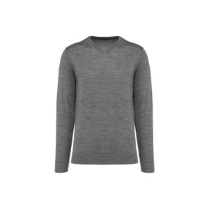 pk910-greyheather-merino-pullover-mit-v-ausschnitt-kariban-premium-graues-heidekraut