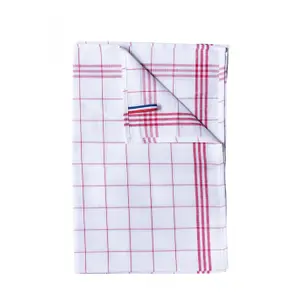 Checked glass towel Kariban image-1