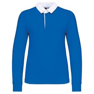 k214-lightroyalblue-white-polo-child-kariban-rugby-royal-blue