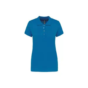 Piqué-Poloshirt, Damen Kariban image-0