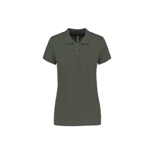 Piqué-Poloshirt, Damen Kariban image-0