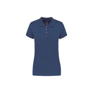 Piqué-Poloshirt, Damen Kariban image-0