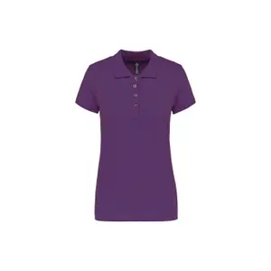 Piqué-Poloshirt, Damen Kariban image-0