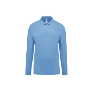 Polo de piqué de manga larga Kariban image-0