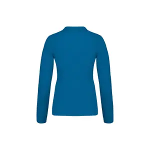 Damespolo piqué met lange mouwen Kariban image-1