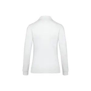 Women's long-sleeved jersey polo shirt Kariban image-1