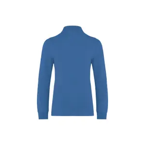 Langærmet poloshirt til børn Kariban image-1