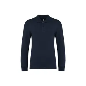 Langærmet poloshirt til børn Kariban