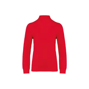 Langærmet poloshirt til børn Kariban image-1