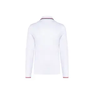 Polo-Shirt aus Piqué-Strick langarm Kariban image-1