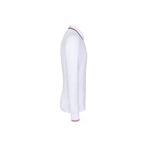 Polo-Shirt aus Piqué-Strick langarm Kariban image-2