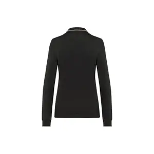 Polo maille piquée manches longues Femme Kariban image-1