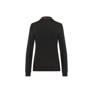 Polo maille piquée manches longues Femme Kariban image-1