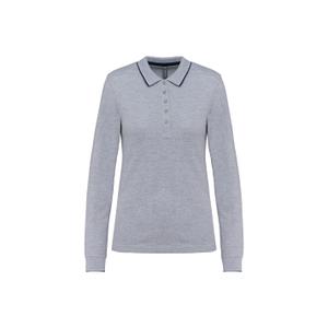 k281-oxfordgrey-navy-white-women-s-long-sleeved-pique-polo-shirt-kariban-oxford-grey-navy-white