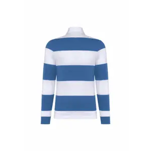 Polo de rugby a rayas de manga larga Kariban image-1