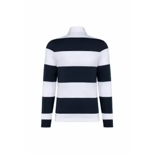 Polo de rugby a rayas de manga larga Kariban image-1