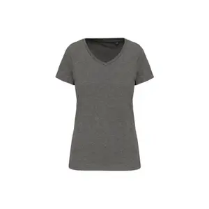 Camiseta de mujer con cuello de pico Kariban image-0