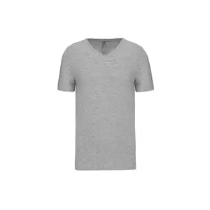 T-Shirt mit V-Ausschnitt Kariban image-0