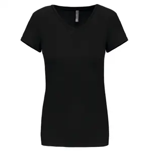 Camiseta de mujer con cuello de pico Kariban image-0