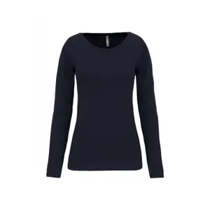 Camiseta de manga larga para mujer Kariban image-0