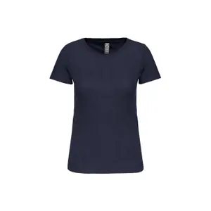 T-Shirt mit Rundhalsausschnitt, Damen Kariban image-0