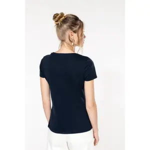 T-Shirt mit Rundhalsausschnitt, Damen Kariban Bio150 image-5