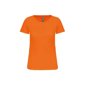 T-Shirt mit Rundhalsausschnitt, Damen Kariban Bio150IC image-0