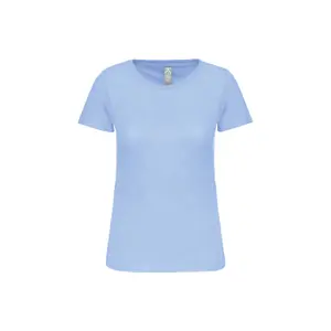 T-Shirt mit Rundhalsausschnitt, Damen Kariban Bio150IC image-0