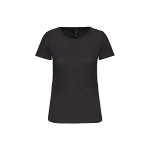 T-Shirt mit Rundhalsausschnitt, Damen Kariban image-0