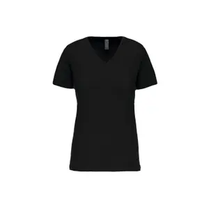 T-Shirt mit V-Ausschnitt, Damen Kariban Bio150IC image-0