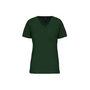 T-Shirt mit V-Ausschnitt, Damen Kariban Bio150 image-0