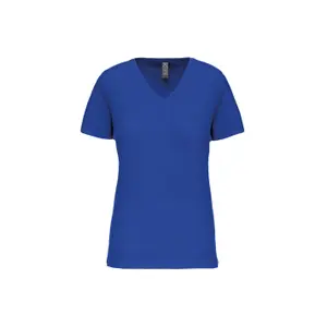 T-Shirt mit V-Ausschnitt, Damen Kariban Bio150 image-0