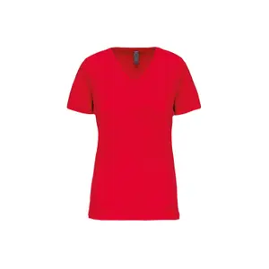 T-Shirt mit V-Ausschnitt, Damen Kariban image-0