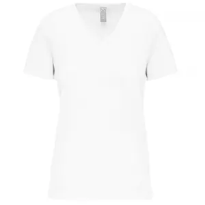 Women's v-neck T-shirt Kariban Bio150IC image-0