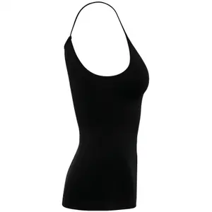 Nahtloses, umweltfreundliches Tanktop mit dünnen Trägern, Frau Kariban image-5