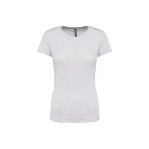T-Shirt mit Rundhalsausschnitt, Damen Kariban image-0