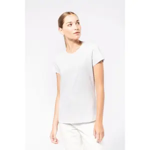 T-Shirt mit Rundhalsausschnitt, Damen Kariban image-3
