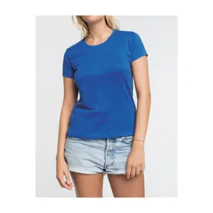 T-Shirt mit Rundhalsausschnitt, Damen Kariban image-0